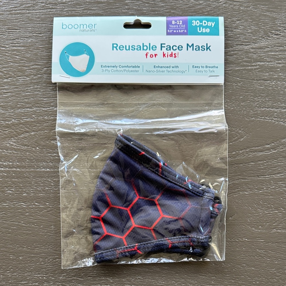 Boomer Naturals Reusable Face Mask for kids